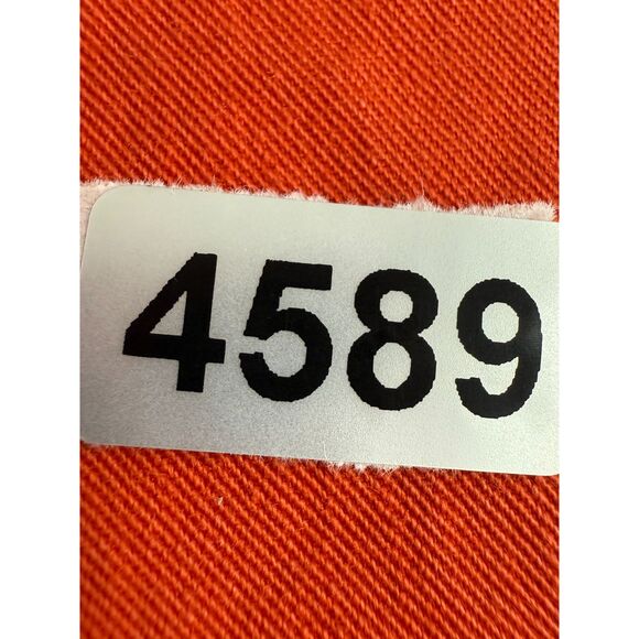 J Crew Ruffle Trench Coat Orange Belted 3/4 Sleeve Style 90815 Women's 0 - Picture 11 of 11